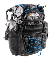 Oltech Stolryggsäck 2440, svart/turkos 40 liter