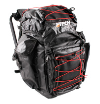 Oltech Stolryggsäck 2455, svart/röd 55 liter