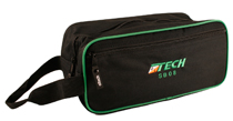 Oltech skobag SB08 svart/grön med Oltechlogo