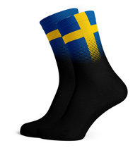 SOX löparstrumpor, black/flag