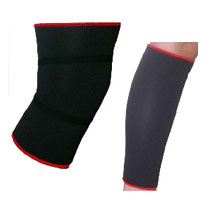 Värmeskydd för knä och vad